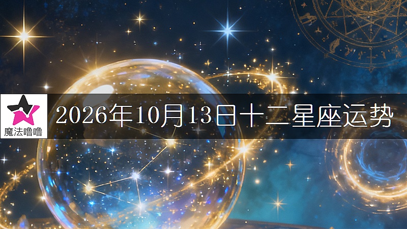 十二星座運勢:2026年10月13日