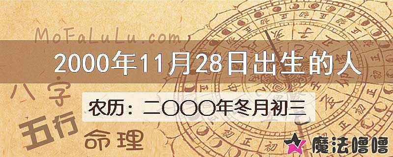 2000年11月28日出生的人