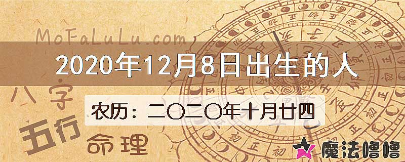 2020年12月8日出生的八字怎么样？