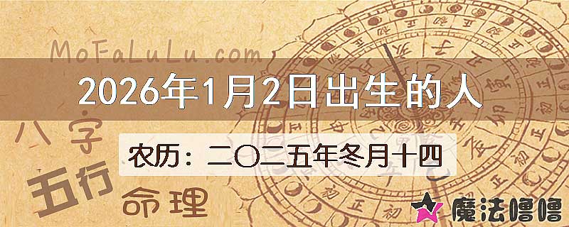 2026年1月2日出生的人
