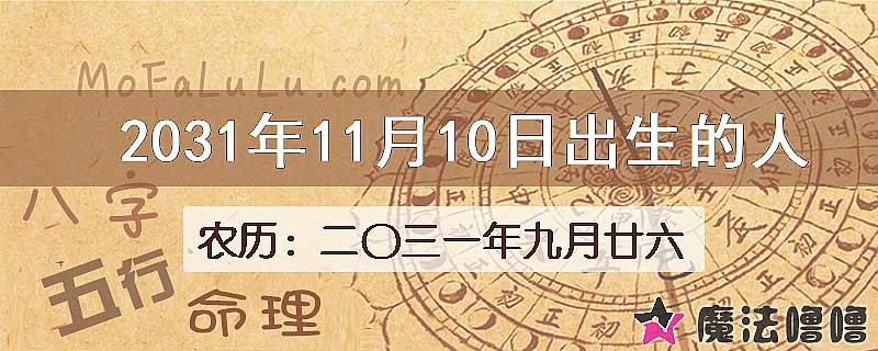 2031年11月10日出生的八字怎么样？