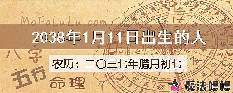 2038年1月11日出生的人