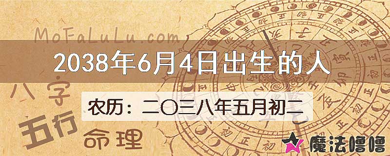 2038年6月4日出生的人