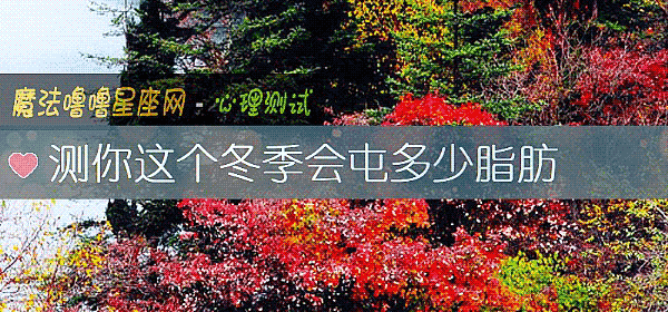 測你這個冬季會屯多少脂肪