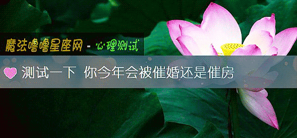 測試一下 你今年會被催婚還是催房