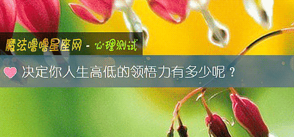 決定你人生高低的領悟力有多少呢？