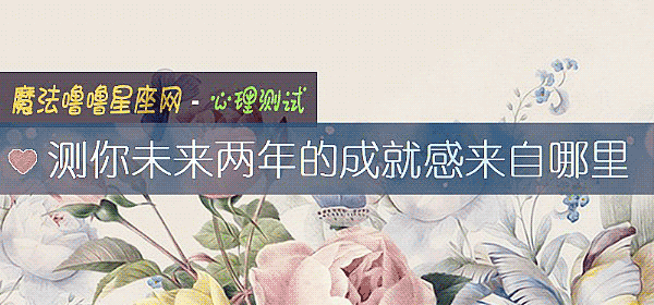 測你未來兩年的成就感來自哪裏