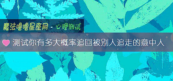 測試你有多大概率追回被別人追走的意中人
