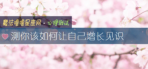 測你該如何讓自己增長見識