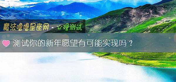 測試你的新年願望有可能實現嗎？