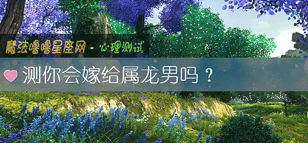 測你會嫁給屬龍男嗎？