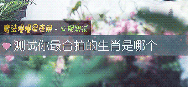 測試你最合拍的生肖是哪個