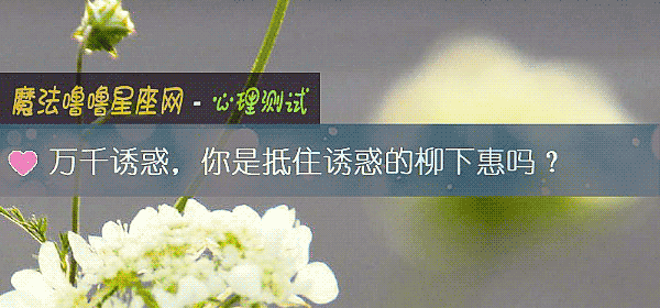 萬千誘惑，你是抵住誘惑的柳下惠嗎？