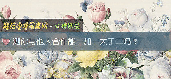測你與他人合作能一加一大于二嗎？
