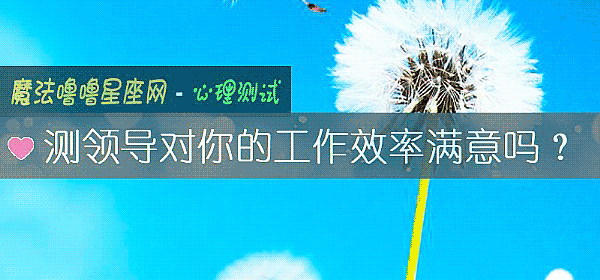測領導對你的工作效率滿意嗎？