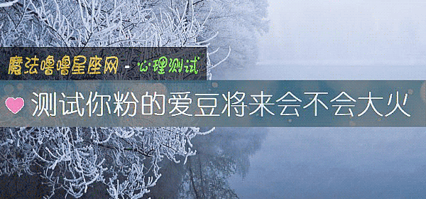 測試你粉的愛豆將來會不會大火