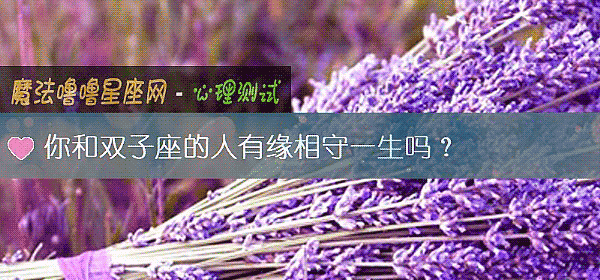 你和雙子座的人有緣相守一生嗎？