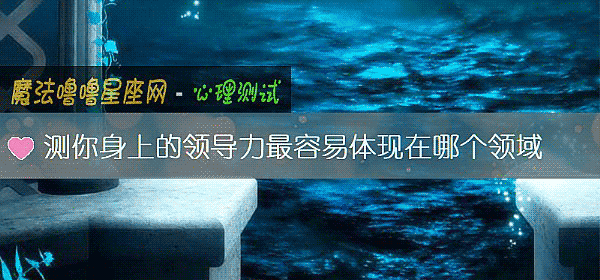 測你身上的領導力最容易體現在哪個領域