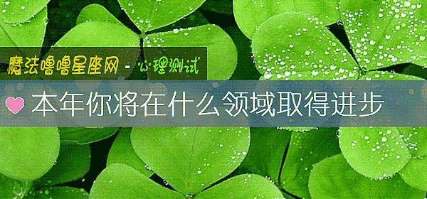 本年你將在什麼領域取得進步