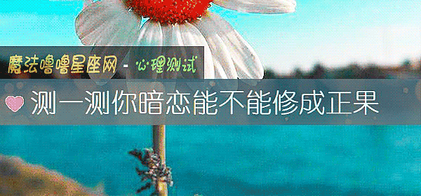 測一測你暗戀能不能修成正果