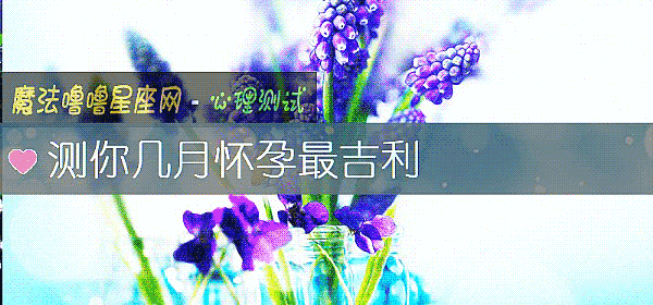 測你幾月懷孕最吉利