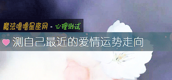 測自己最近的愛情運勢走向