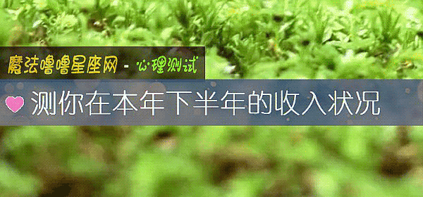 測你在本年下半年的收入狀況