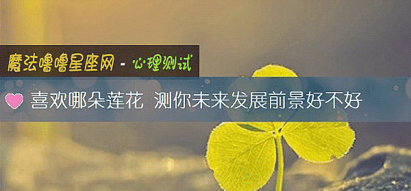 喜歡哪朵蓮花 測你未來發展前景好不好