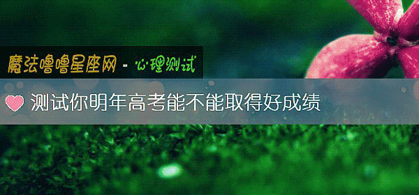 測試你明年高考能不能取得好成績