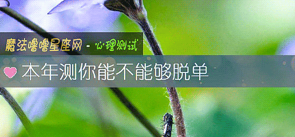 本年測你能不能夠脫單