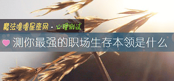 測你最強的職場生存本領是什麼