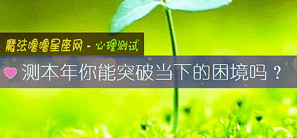 測本年你能突破當下的困境嗎？