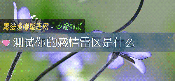 測試你的感情雷區是什麼