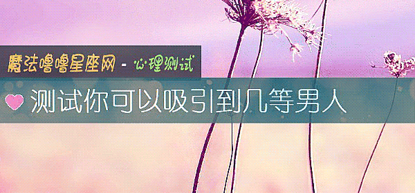 測試你可以吸引到幾等男人