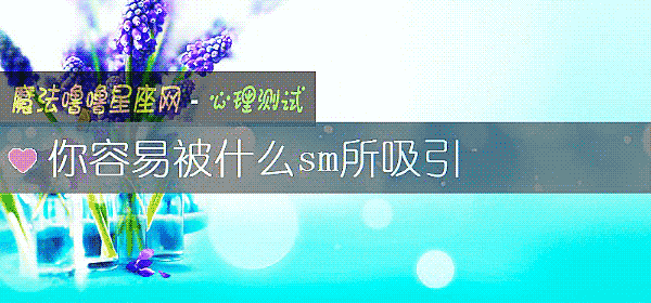你容易被什麼sm所吸引