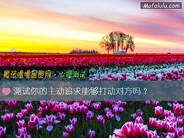 測試你的主動追求能夠打動對方嗎？